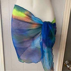 Colorful hip scarf (cover up)